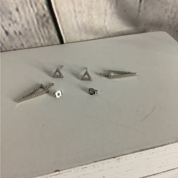 Adornia Floater/Jacket Diamond Earrings - Picture 4 of 7